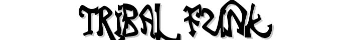 Tribal Funk font
